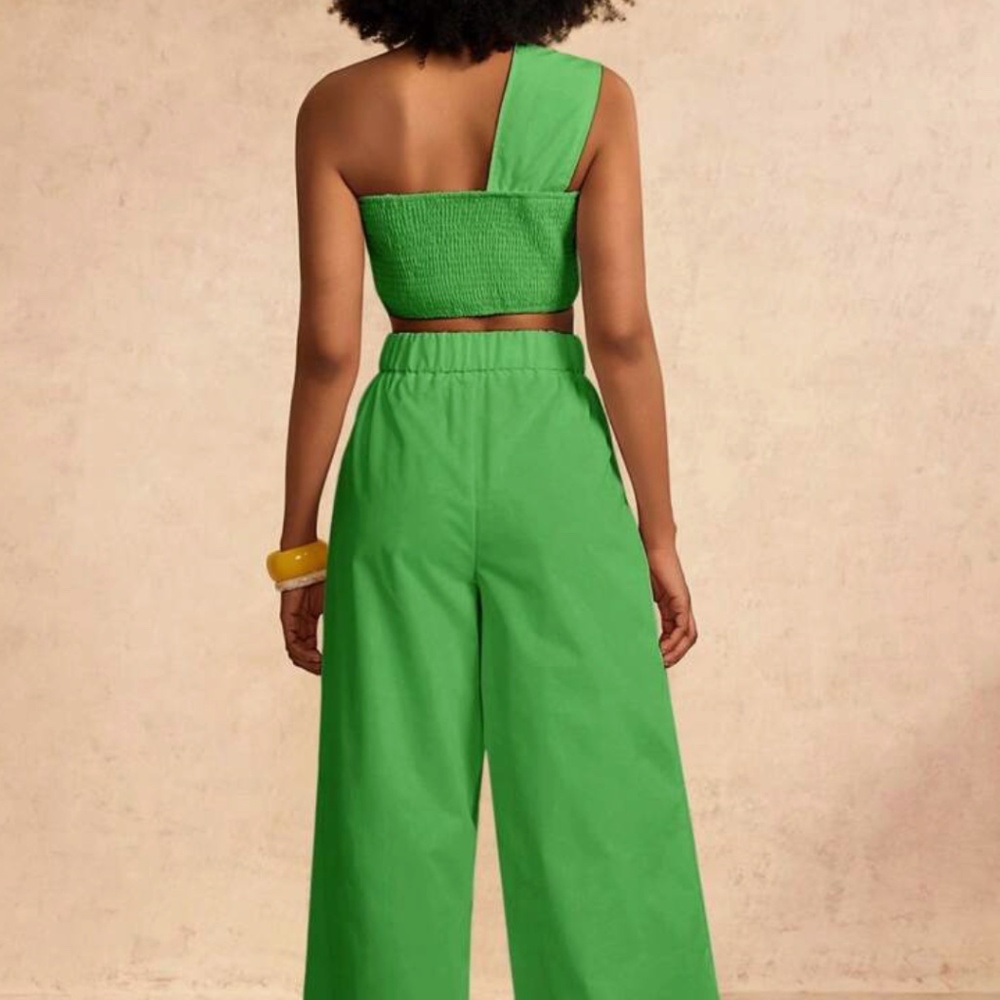 Brand New ZIVAH Wide Leg 2 Piece Trouser Set for Shein - Size Medium - Picture 2 of 8